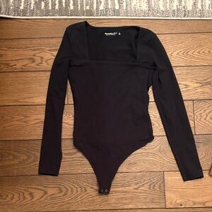 Black Long Sleeve Bodysuit